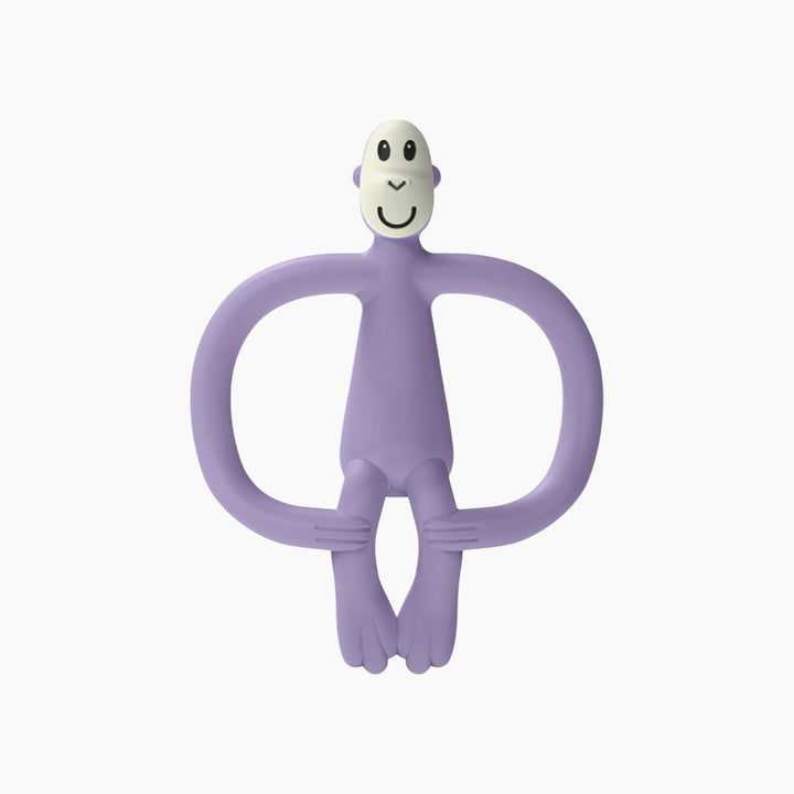 Matchstick Monkey teether in purple