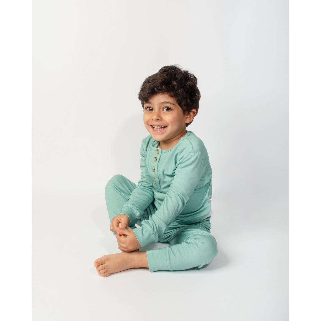 Luna Sage Pyjama Set in 3-6 Months size