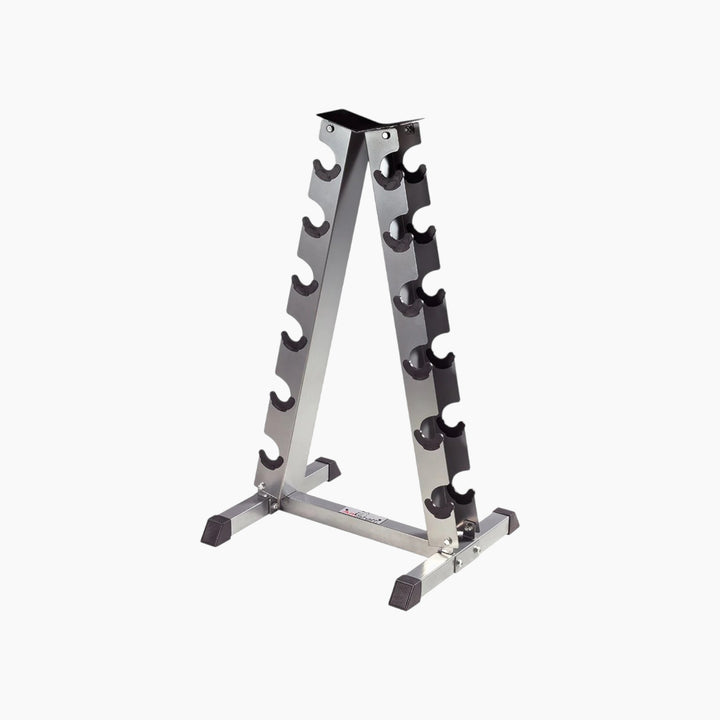 Pyramid-shaped Dumbbell Stand, 6 Pairs