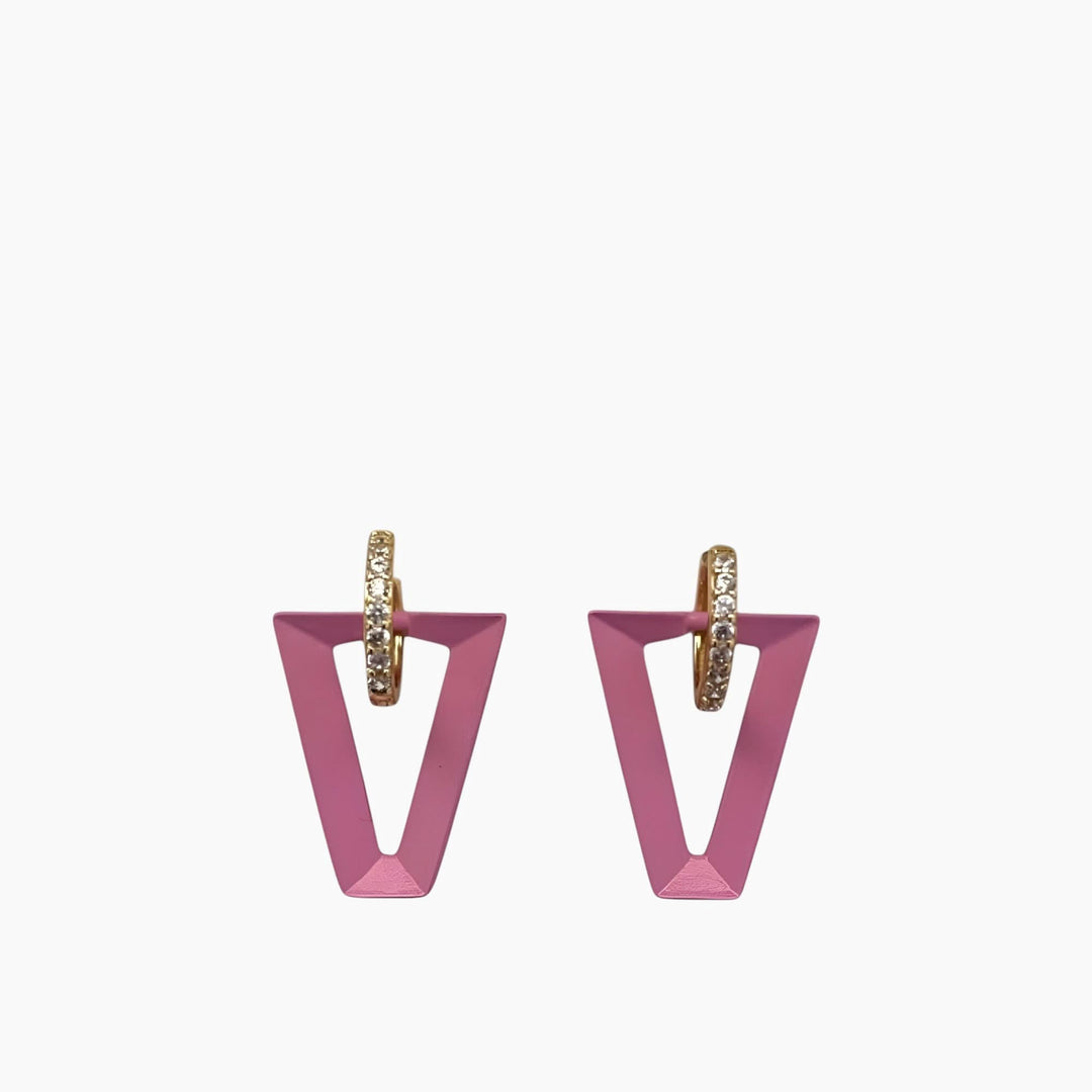 Pyramid Party Earrings