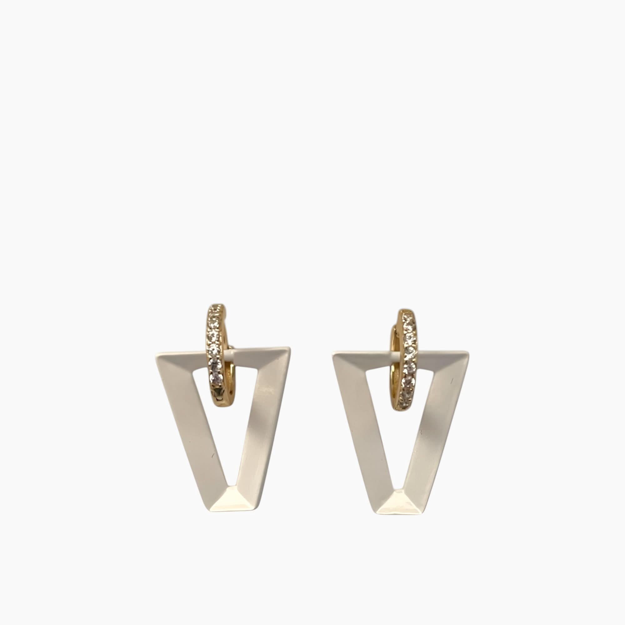 Thirteen Eight Pyramid Party Earrings Thirteen Eight Pyramid Party Earrings