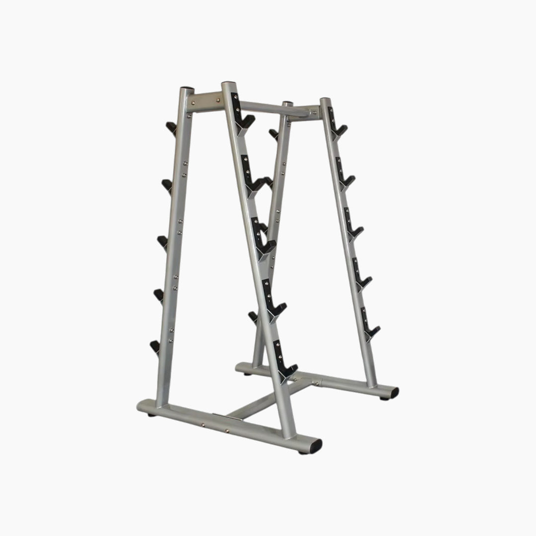 Pyramid bar stand with heavy-duty steel frame