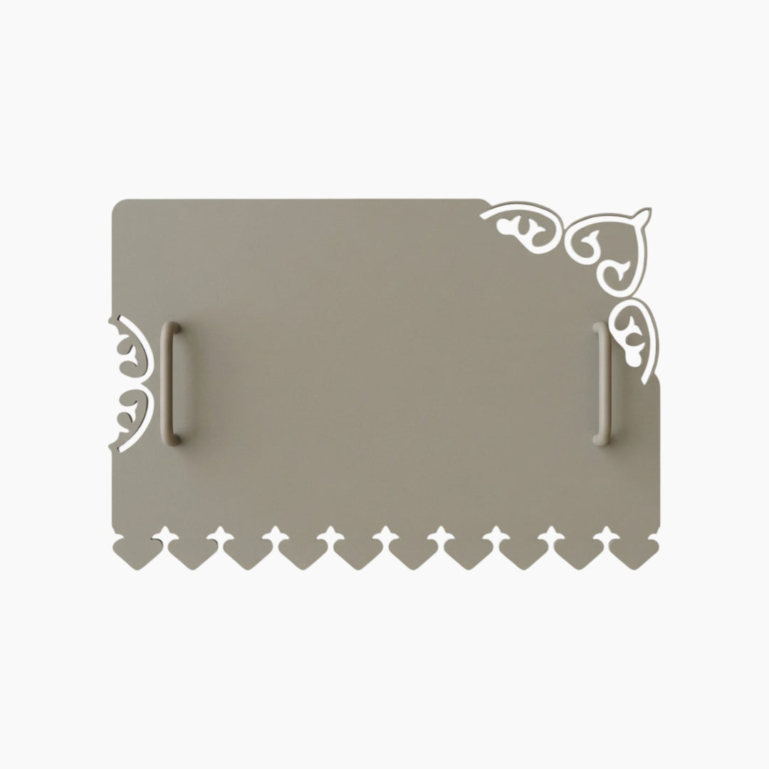 Kawn Designs Qasr al-Basha tray with historic motif interpretation