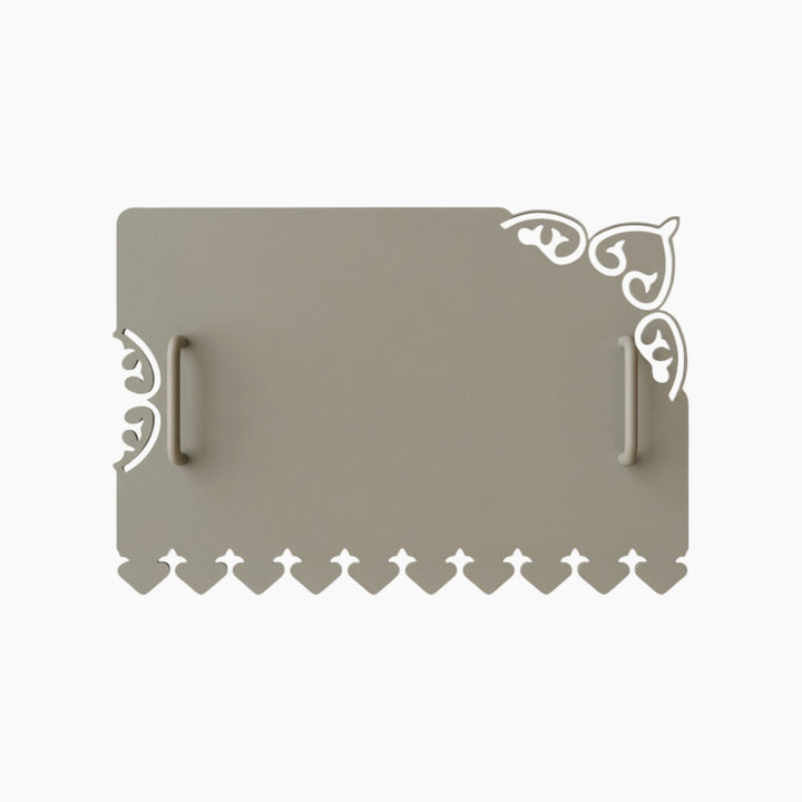 Kawn Designs Qasr al-Basha tray with historic motif interpretation