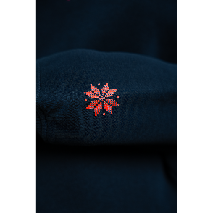 Qiladet Ghazzeh Navy Hoodie (Gaza’s Necklace)