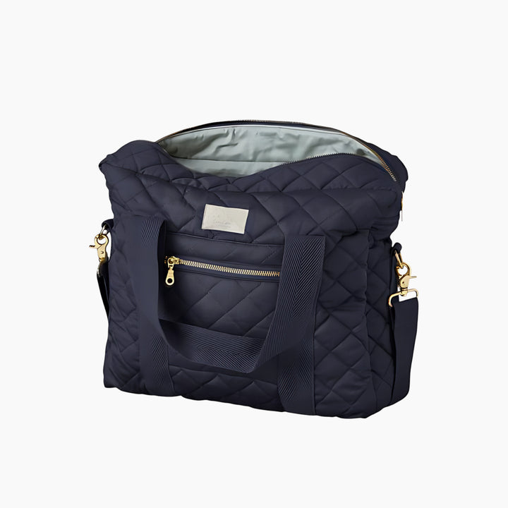 Cam Cam Copenhagen quilted changing bag in navy