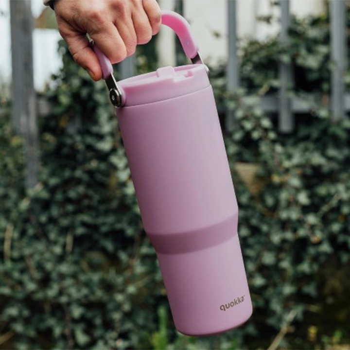 Quokka Pastel Cool Insulated Stainless Steel Tumbler With Handle Core 860 ML
