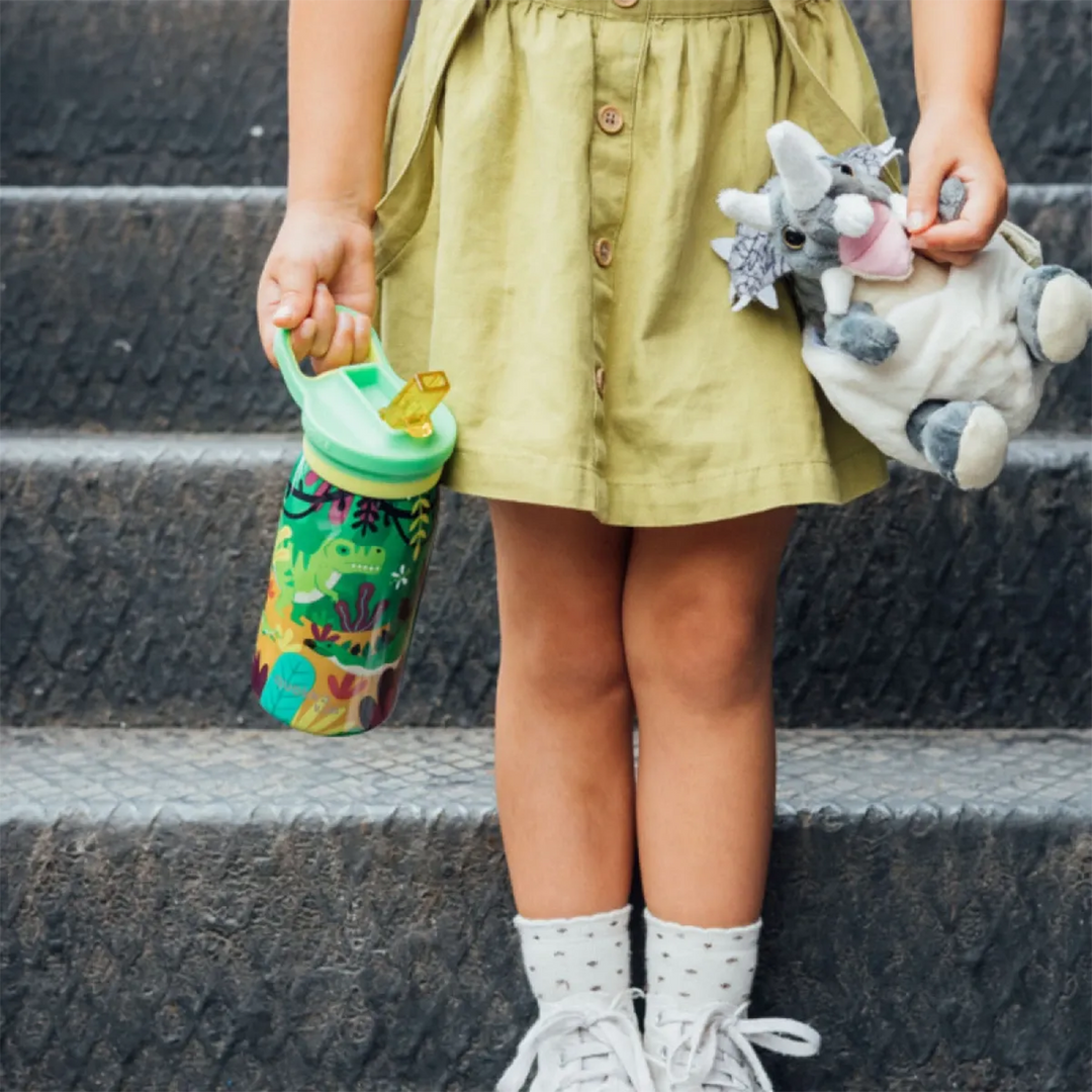 Quokka Kids Thermal Stainless Steel Sipper Bottle Pop  445 ML