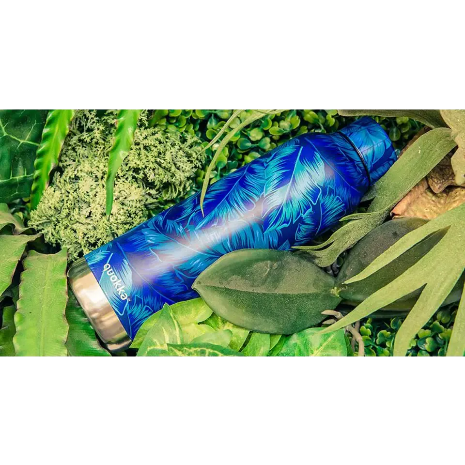 Quokka Dark Thermal Stainless Steel Bottle Solid 630 ML