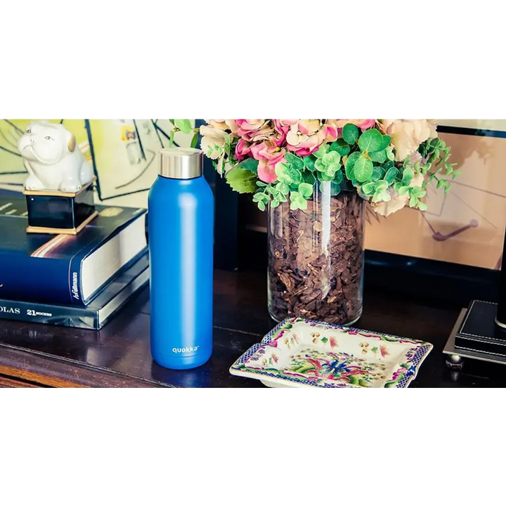 Quokka Dark Thermal Stainless Steel Bottle Solid 630 ML