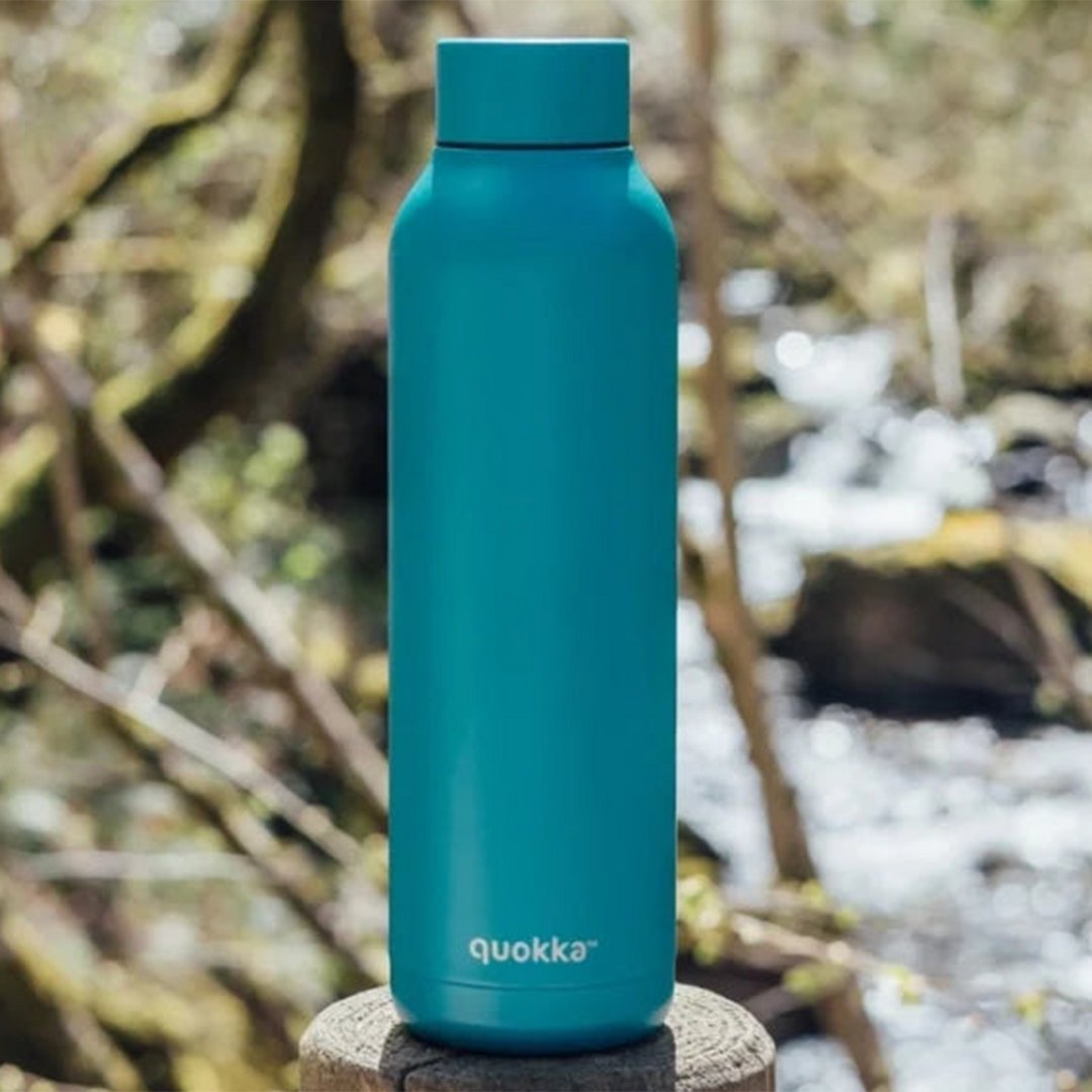 Quokka Dark Thermal Stainless Steel Bottle Solid 630 ML