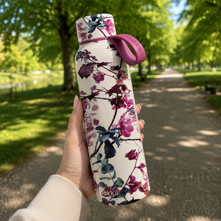 Quokka Thermal Stainless Steel Bottle Solid With Strap  630 ML