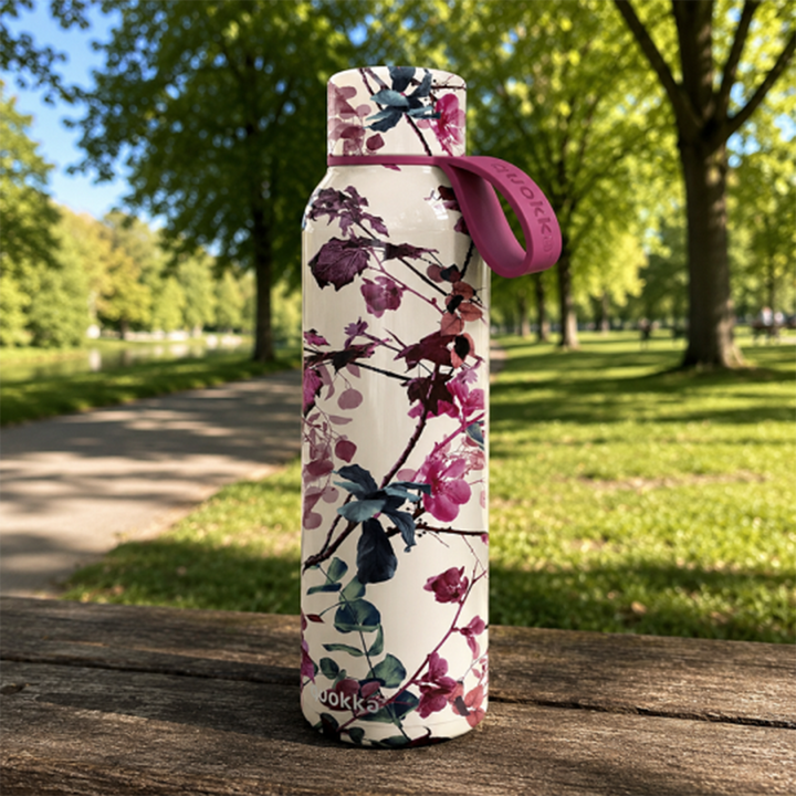 Quokka Thermal Stainless Steel Bottle Solid With Strap  630 ML
