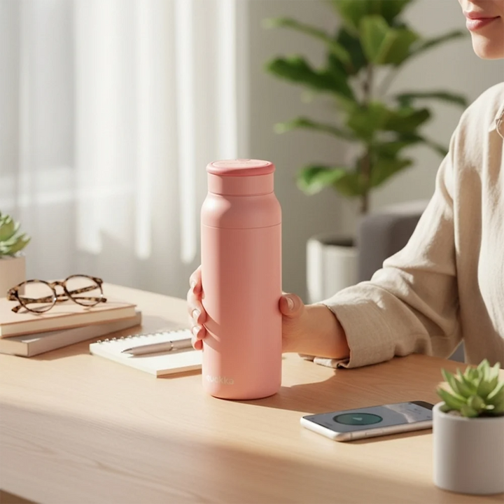 Quokka Thermal Stainless Steel Bottle With Silicone Handle Echo 690 ML