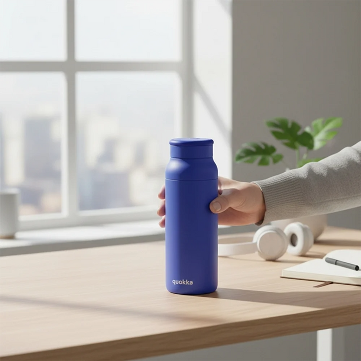 Quokka Thermal Stainless Steel Bottle With Silicone Handle Echo 690 ML