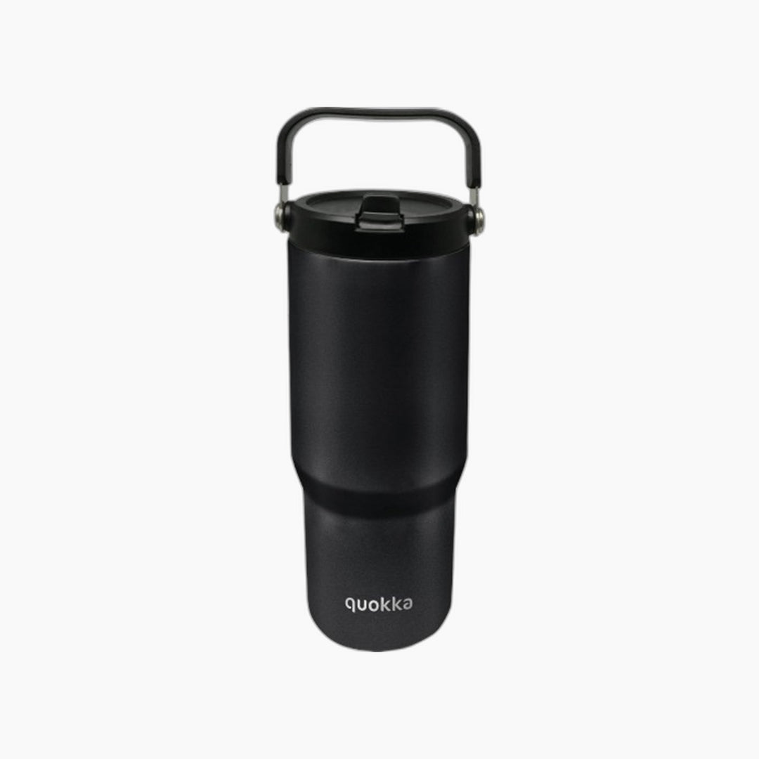 Quokka Dark Cool Insulated Stainless Steel Tumbler With Handle Core 860 ML