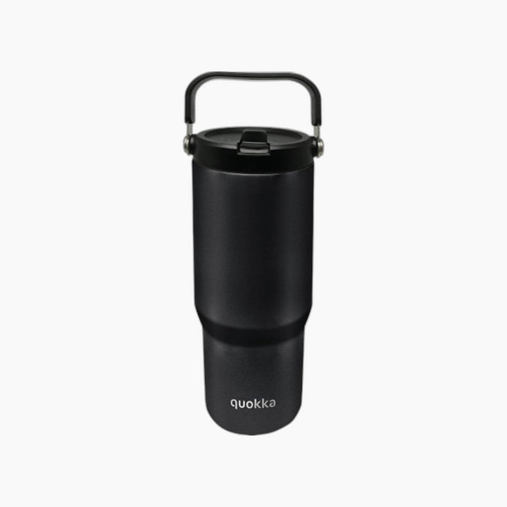 Quokka Dark Cool Insulated Stainless Steel Tumbler With Handle Core 860 ML