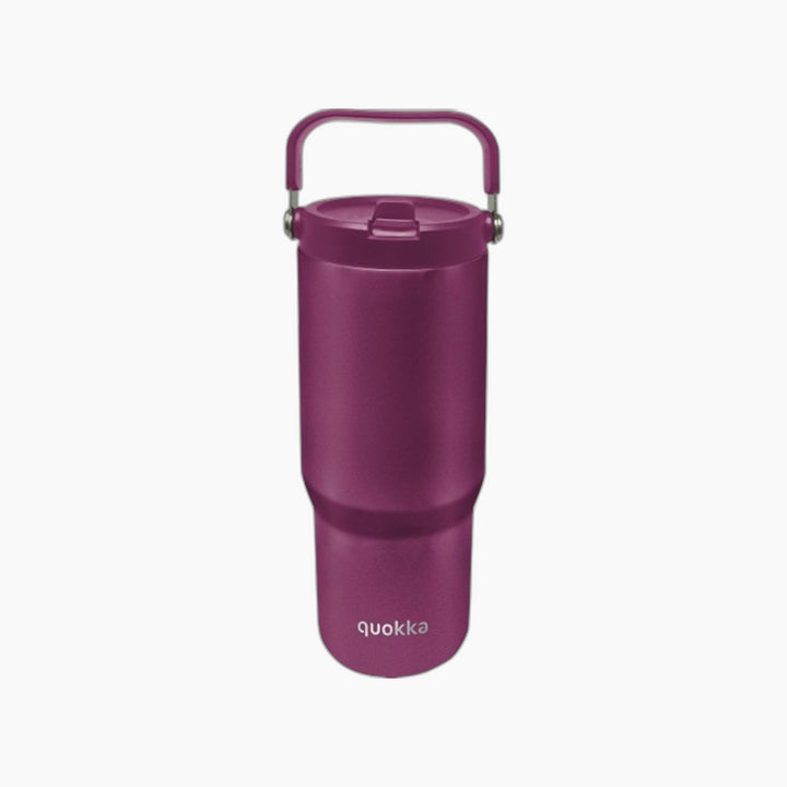 Quokka Dark Cool Insulated Stainless Steel Tumbler With Handle Core 860 ML