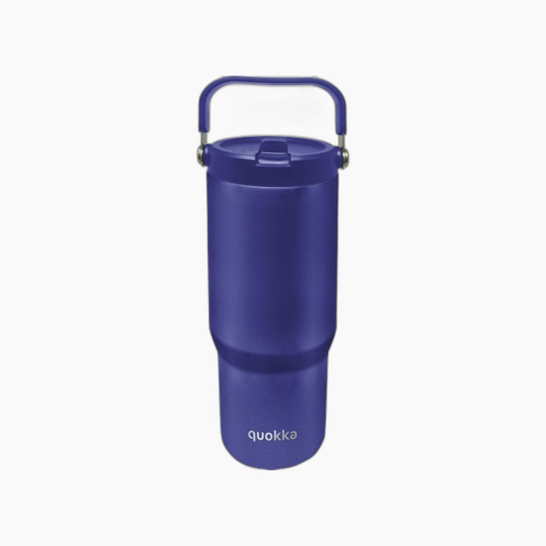 Quokka Dark Cool Insulated Stainless Steel Tumbler With Handle Core 860 ML