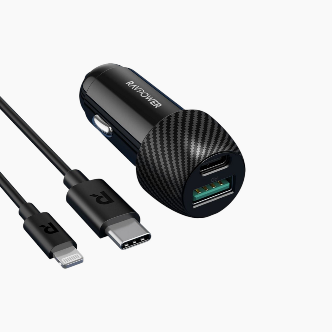 RAVPOWER Car Charger 49W 2 Ports