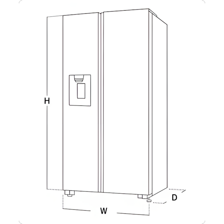 Samsung French Door Refrigerator, 466L