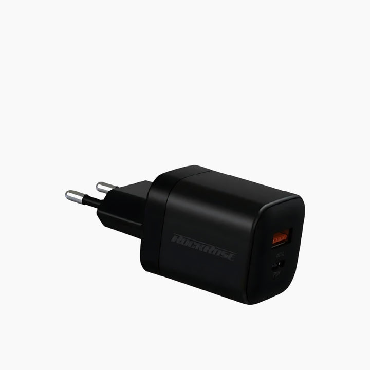 ROCKROSE Eclipse GII 20W combo power adapter with USB-C to Lightning cable