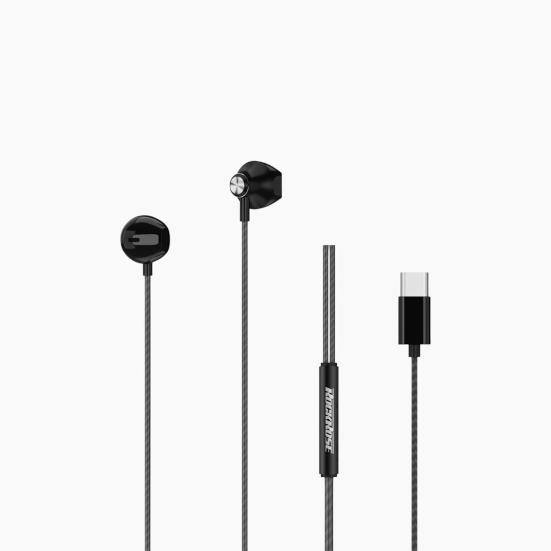 ROCKROSE Sense TC USB-C earphones with in-line controls