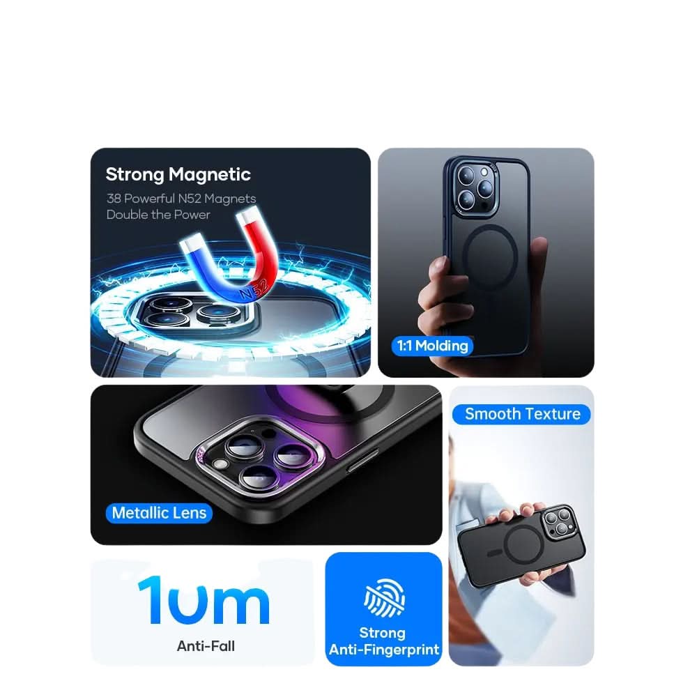 Catchy Jo ROCK iPhone Shield Series Wireless Charging Case