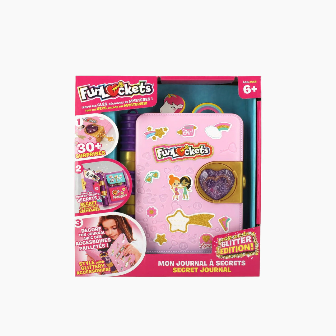 Rosha Funlockets Secret Journal Glitter Edition