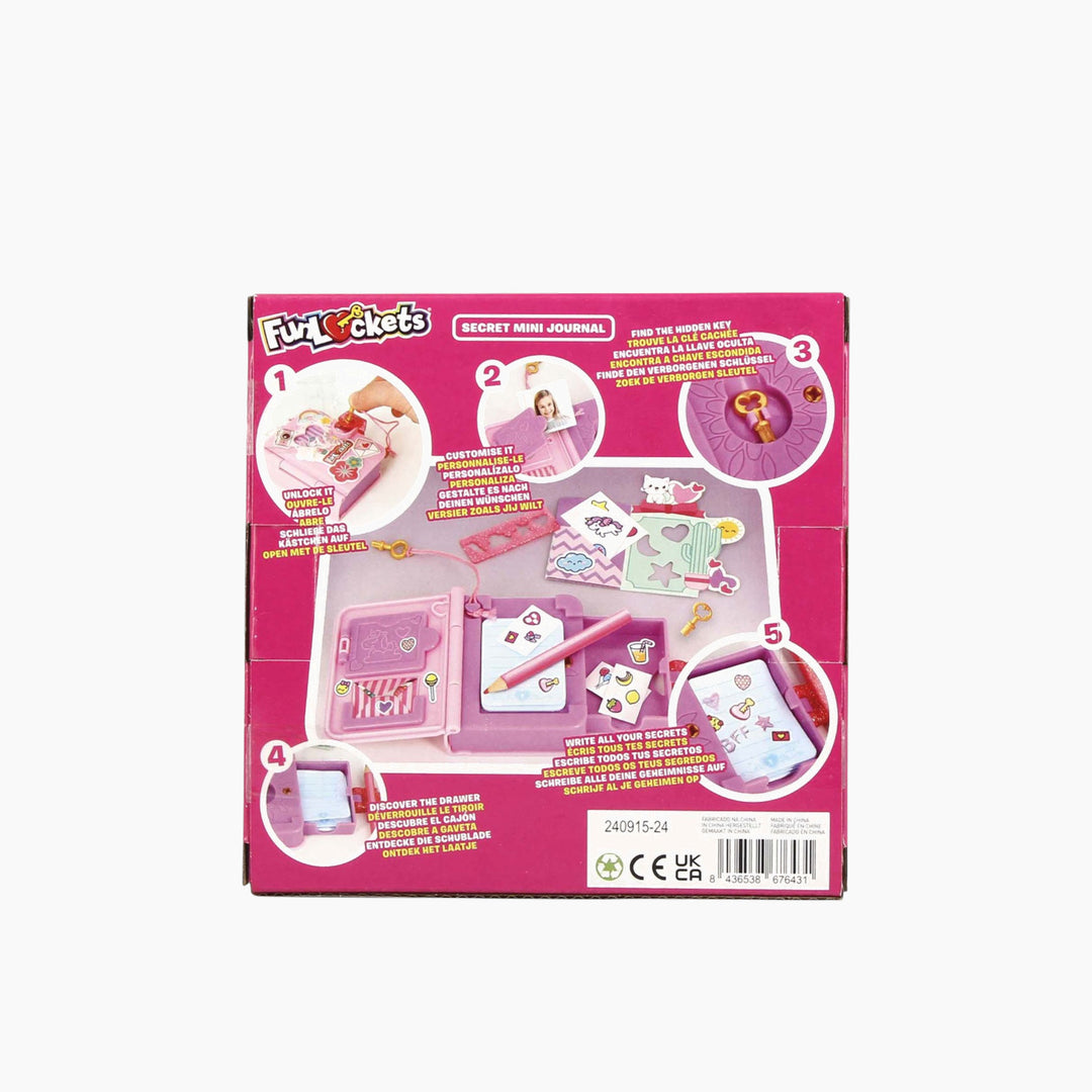 Rosha Funlockets Secret Mini Journal