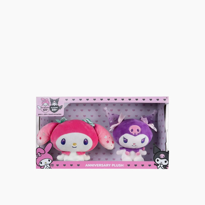 Rosha HKT 8" Plush 2-Pack – Kuromi &amp; My Melody