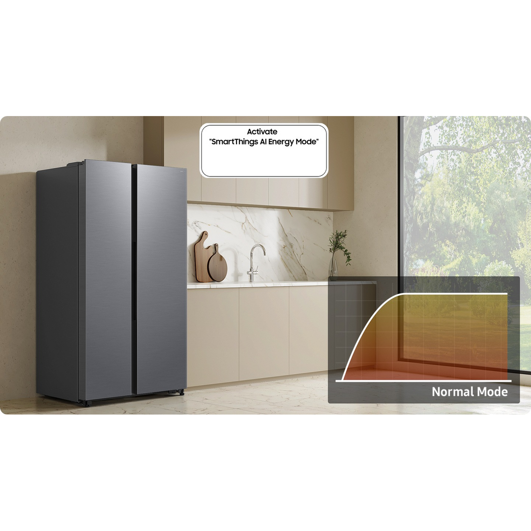 Samsung Bespoke AI Refrigerator SBS AI Energy mode