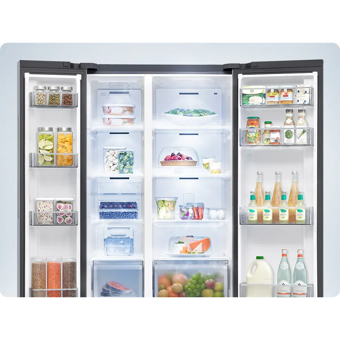 Samsung Bespoke AI Refrigerator SBS AI Energy mode Samsung Bespoke AI Refrigerator SBS AI Energy mode