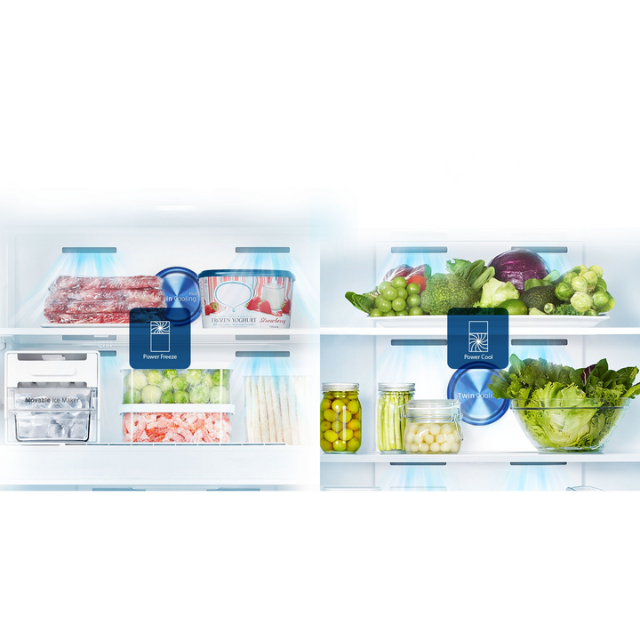 Samsung Top freezer with Twin Cooling Plus™ technology, 580 liter capacity