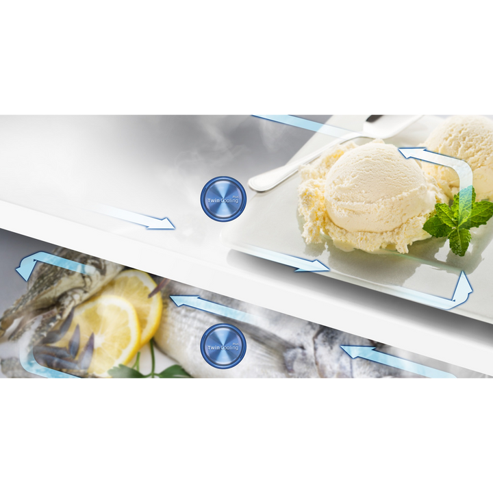 Samsung Top freezer with Twin Cooling Plus™ technology, 580 liter capacity