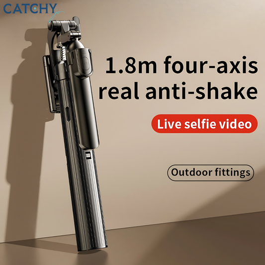 RTAKO Q052 Ultra Wide Angle Selfie Stick With Bluetooth Remote (1.8M)
