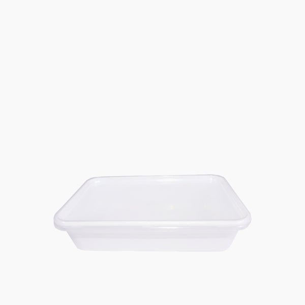Plastic Containers Rectangle PP 500g Microwavable with Lid 60 Pcs