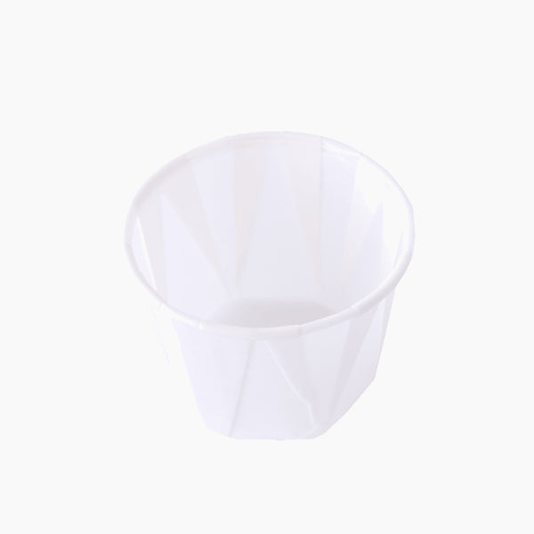 White Paper Sauce Containers