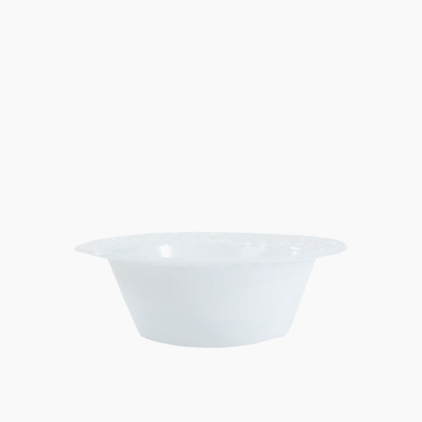 Rz Plastic Plates Round White Bowl 50 Pcs