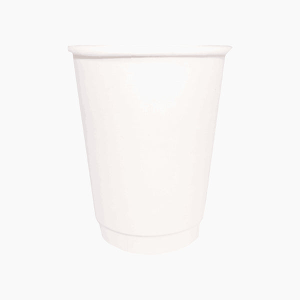 White Double Wall Paper Cup 50 Pcs