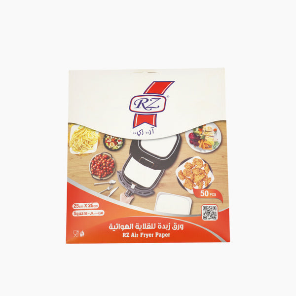 Rz Air Fryer Paper square 25x25cm 50 Pcs