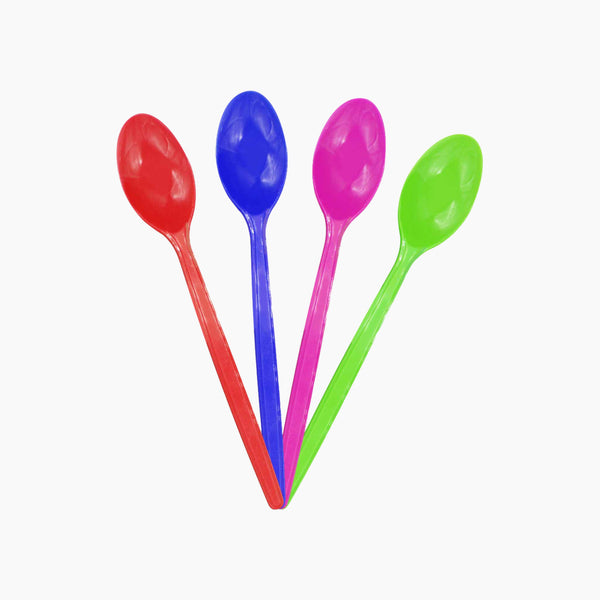 Smoothy Spoon Mix Color Long 100 Pcs