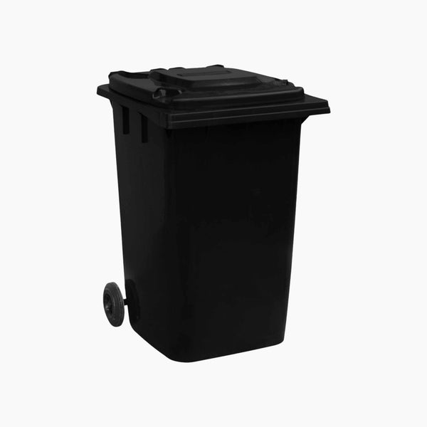 Trash Bin Black 240 Liters