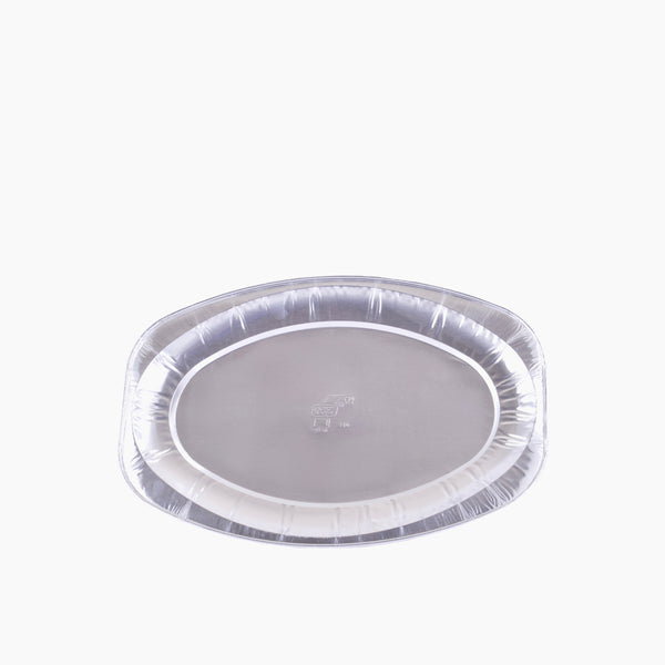 Small Oval Aluminum Platter 35 cm 3 Pcs