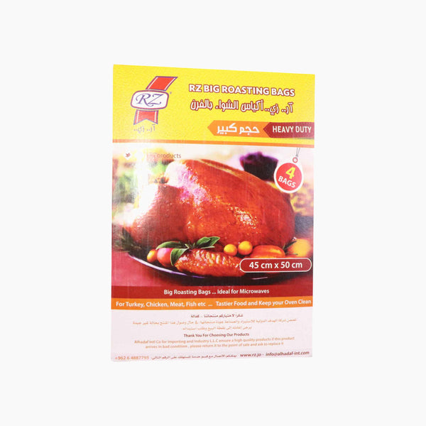 Rz Plastic Roasting Bag Turkey 50 x 45 cm 4 Pcs