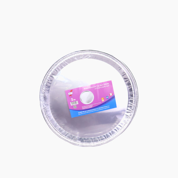 Round Aluminum Tray 30 cm TRZ30 2 Pcs