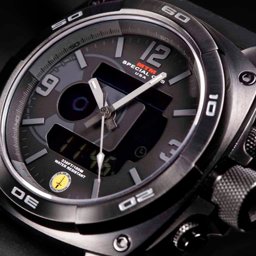 MTM Watches Rad Black Titanium 46MM
