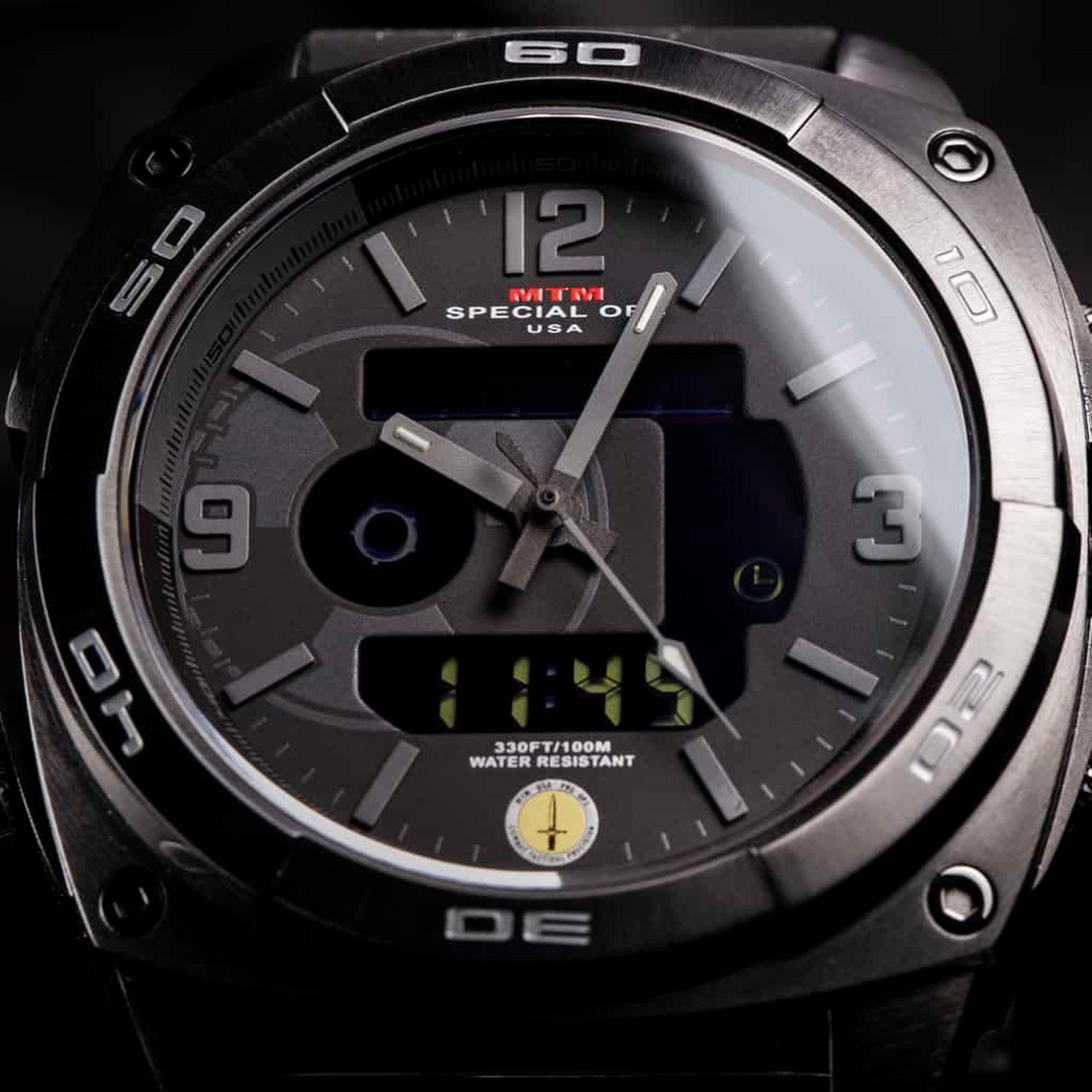 MTM Watches Rad Black Titanium 46MM