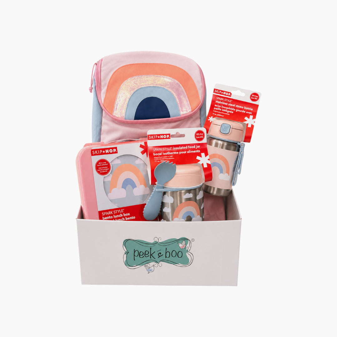 Peek A Boo Store Rainbow School Essential Gift Box