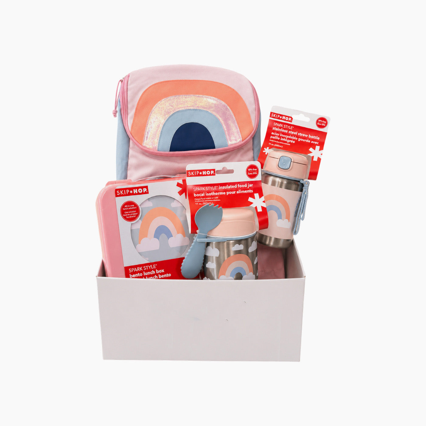 Peek A Boo Store Rainbow School Essential Gift Box - HUNA